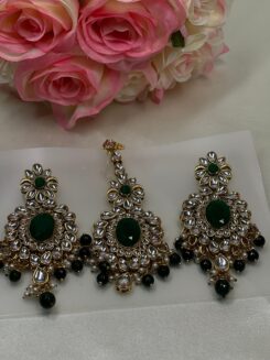 Black Tikka with Danglers(stones)