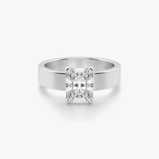 Cushion Shape Lab Grown Diamond Engagement Ring