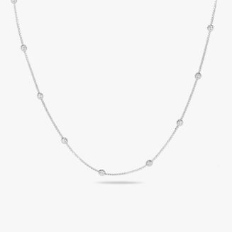 Grown Diamond Necklace For Women