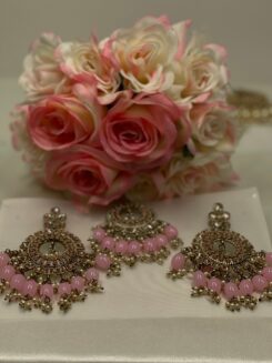 Pink Tikka with Danglers