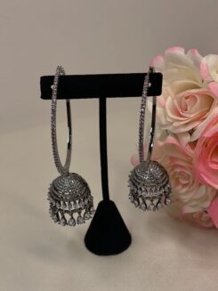 Silver & Blue Earrings